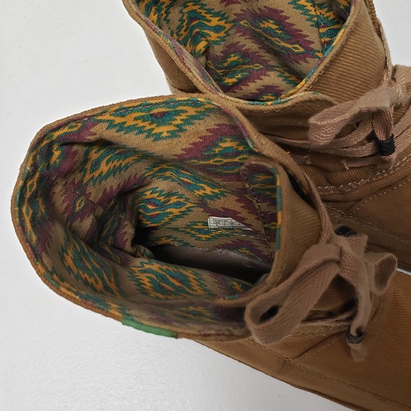 Sanuk Women's Size 6 Tan Soulshine Sally Boot Aztec Santa Fe Bootie - Picture 9 of 9